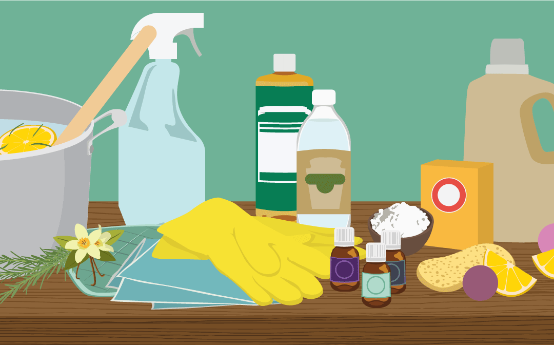 green household cleaners