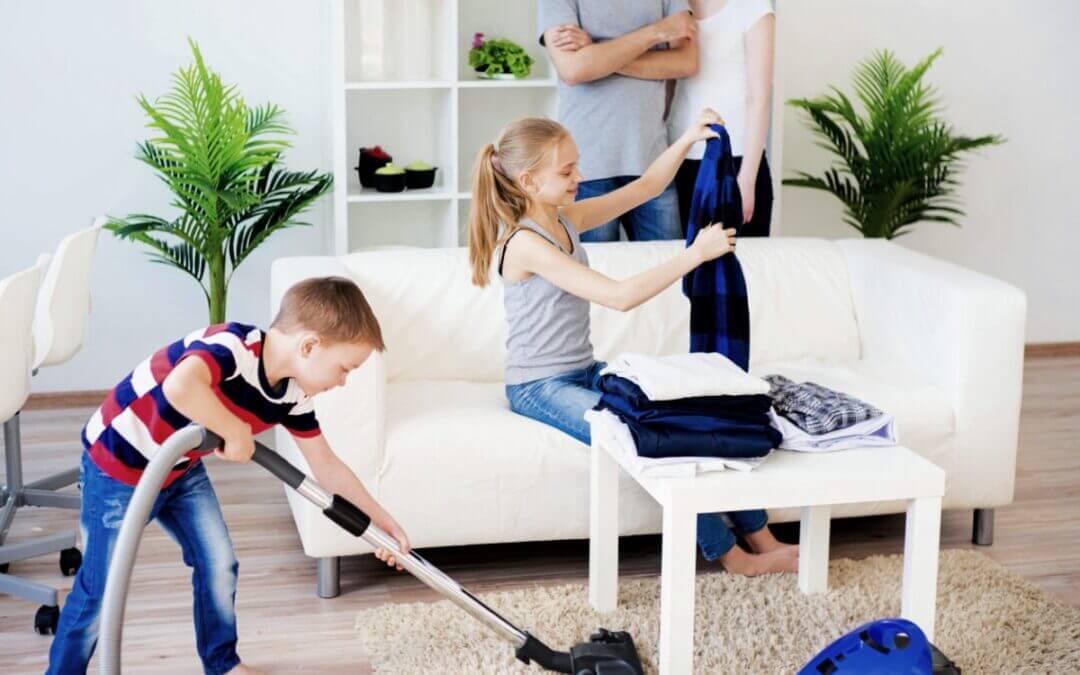 How to get the kids to clean